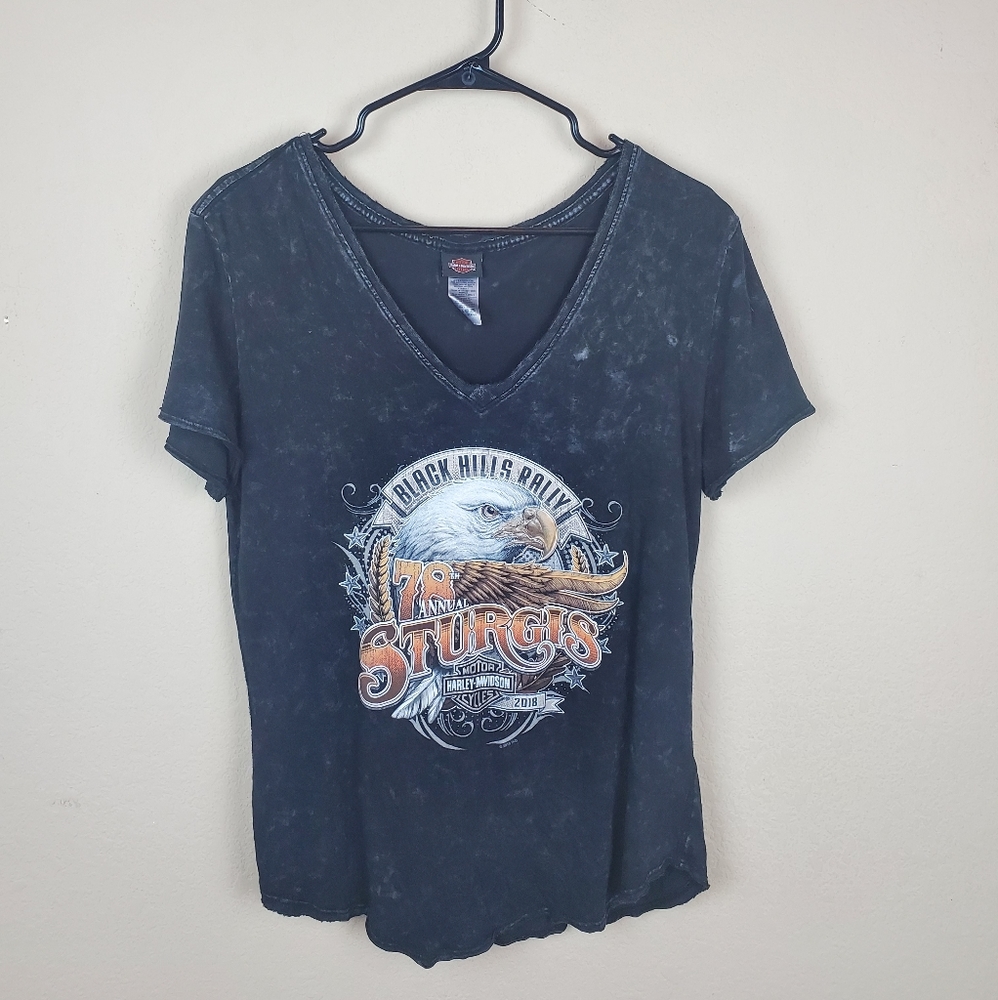Harley Davidson Sturgis V Neck Tee
